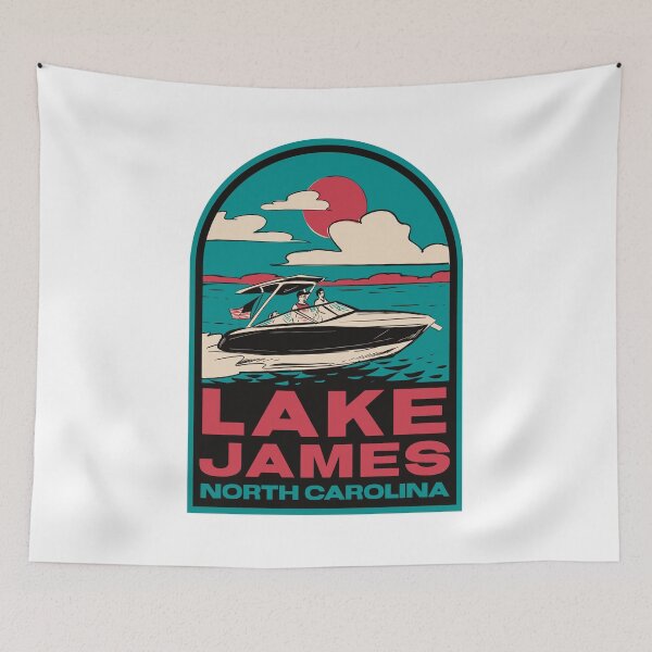Item preview, Lake James NC Vintage Boating designed and sold by HalpinDesign.