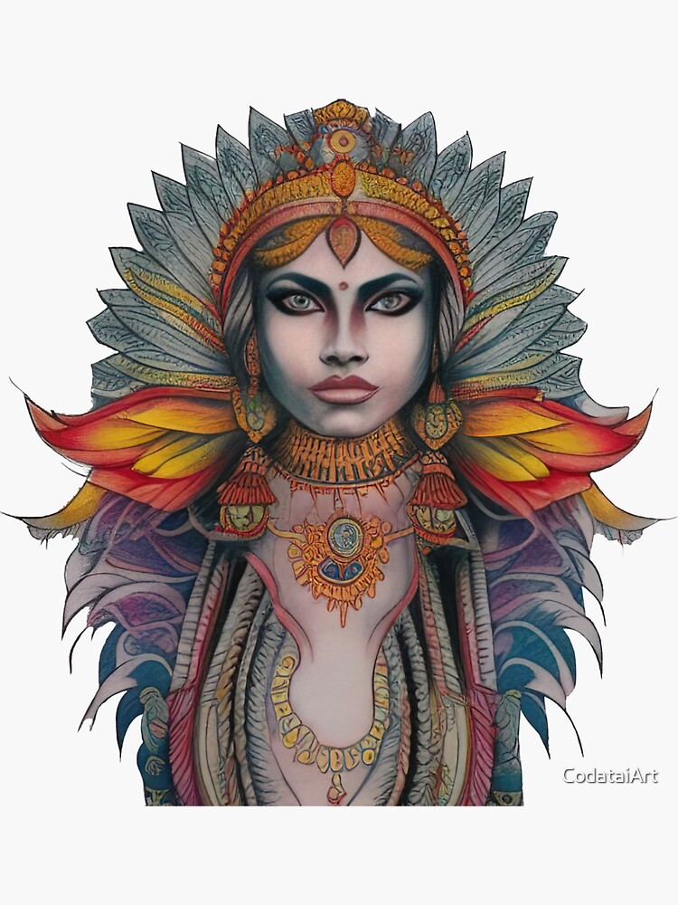 Goddess Durga Tattoo – Bengali Style Artwork – Tattoo Temple 108