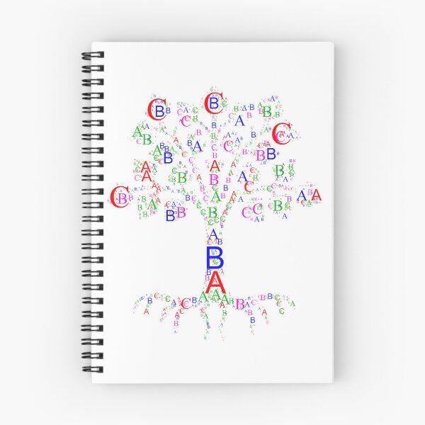 Item preview, Alphabet word cloud is wrapped into a tree shape you will love it. designed and sold by ElmonirPress.