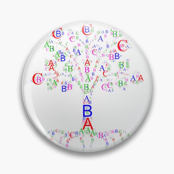 Item preview, Alphabet word cloud is wrapped into a tree shape you will love it. designed and sold by ElmonirPress.