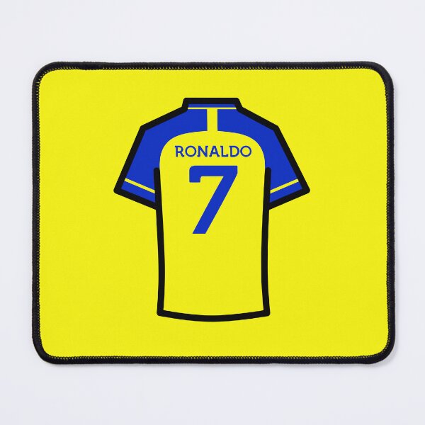 Item preview, Ronaldo #7 NSR Yellow Blue Football Jersey designed and sold by Millustgfx.
