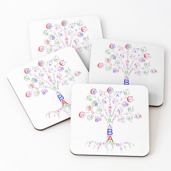 Item preview, Alphabet word cloud is wrapped into a tree shape you will love it. designed and sold by ElmonirPress.