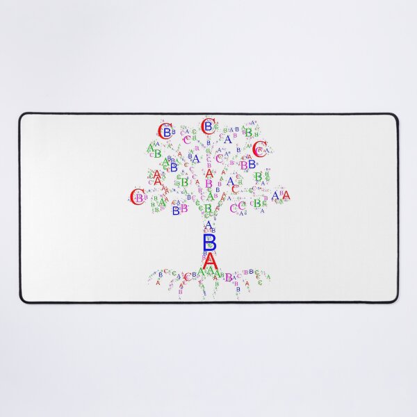 Item preview, Alphabet word cloud is wrapped into a tree shape you will love it. designed and sold by ElmonirPress.