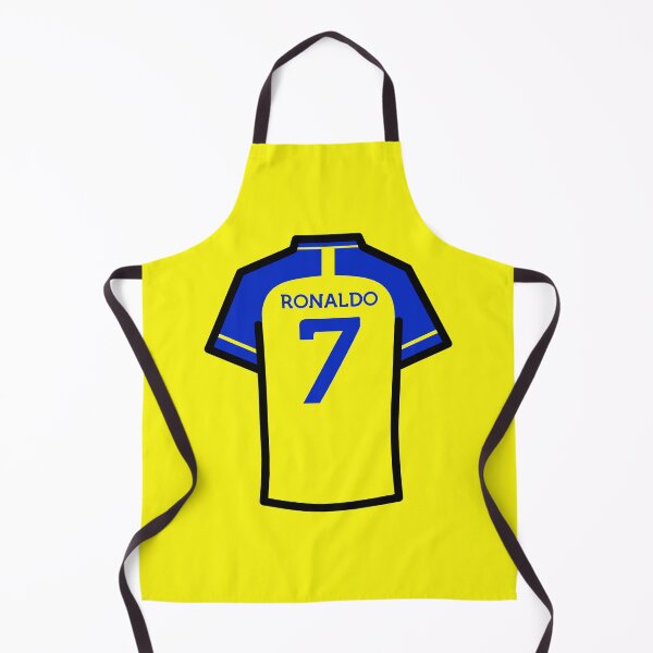 Item preview, Ronaldo #7 NSR Yellow Blue Football Jersey designed and sold by Millustgfx.