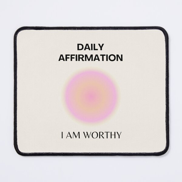 Item preview, Daily Affirmation, Positive Affirmation, Positive, Spiritual, Aura Gradient Art designed and sold by Magic Love Art Print.