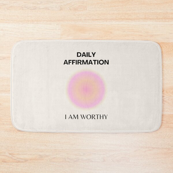 Aperçu de l'œuvre Affirmation quotidienne, Affirmation positive, Positif, Spirituel, Aura Gradient Art créée et vendue par Magic Love Art Print.