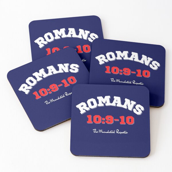 Item preview, Romans 10:9-10 - Navy Blue designed and sold by TheReporter1.