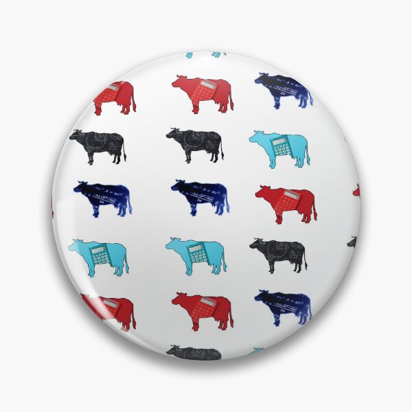 Item preview, Funny Cow-culate sticker pack - Funny colorful cow puns  designed and sold by FarmsteadAcers.