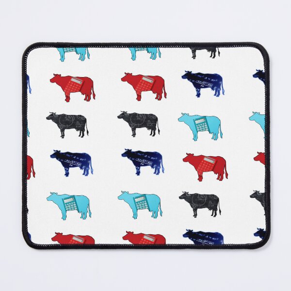 Item preview, Funny Cow-culate sticker pack - Funny colorful cow puns designed and sold by FarmsteadAcers.