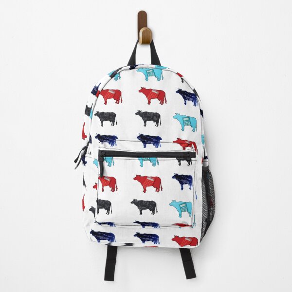 Item preview, Funny Cow-culate sticker pack - Funny colorful cow puns designed and sold by FarmsteadAcers.