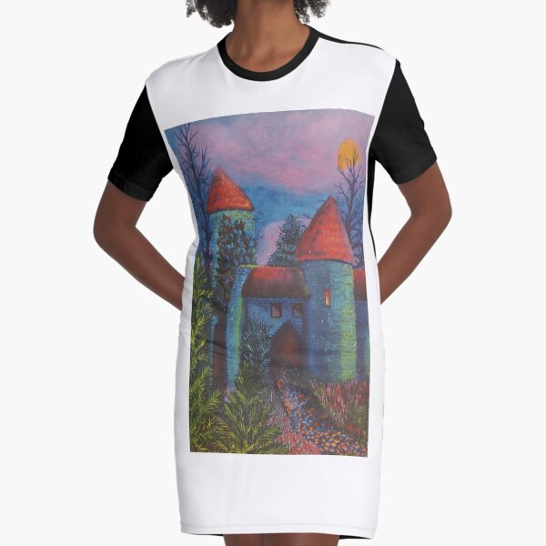 Estonian Adventure Graphic T-Shirt Dress