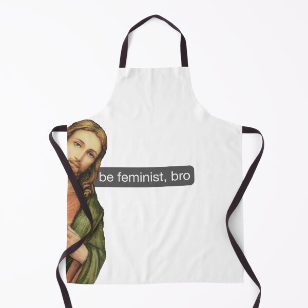 Aperçu de l'œuvre Sticker jesus sois feministe créée et vendue par poletovski.
