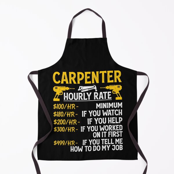 Item preview, Carpenter Hourly Rate Vintage Design For Woodworker - Funny Carpenter Retro designed and sold by naworas.