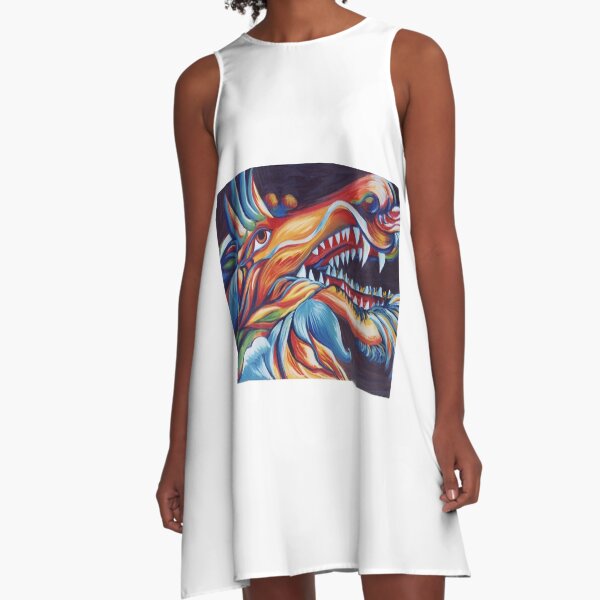 Dragons Glory A-Line Dress