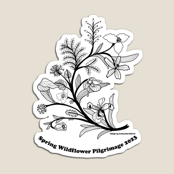 SWFP 2023 T-Shirt Art by Audrey Deal-McEver Magnet
