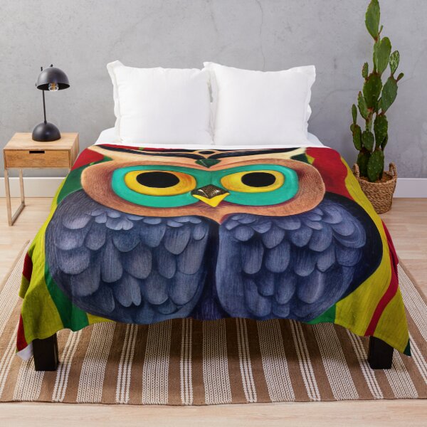 Item preview, Cute owl painting designed and sold by lalylaura.