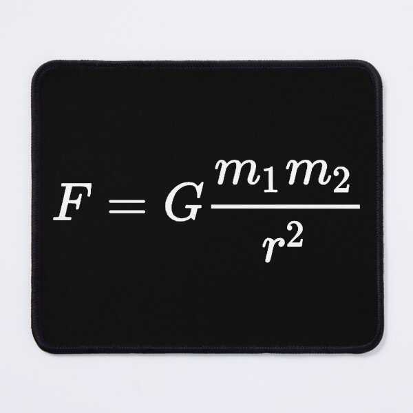 Item preview, Newton law of gravity, physics and science basics designed and sold by NoetherSym.