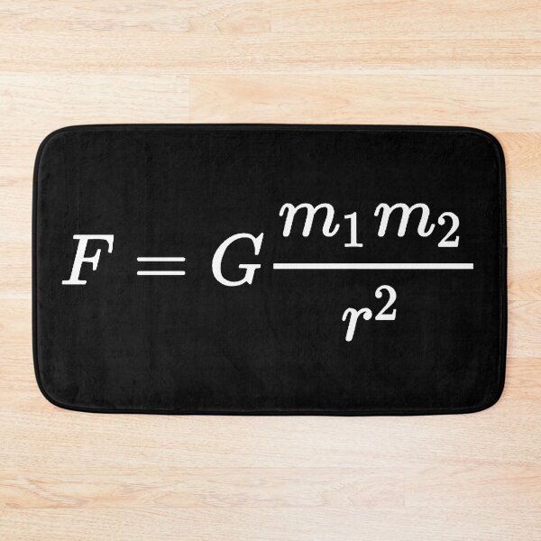 Item preview, Newton law of gravity, physics and science basics designed and sold by NoetherSym.