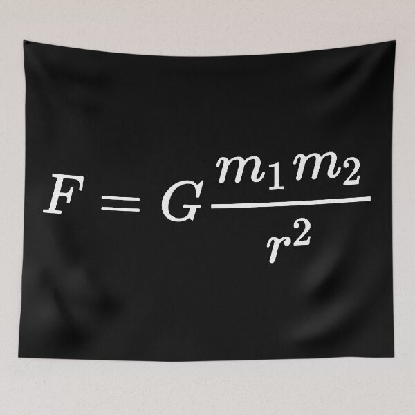Item preview, Newton law of gravity, physics and science basics designed and sold by NoetherSym.
