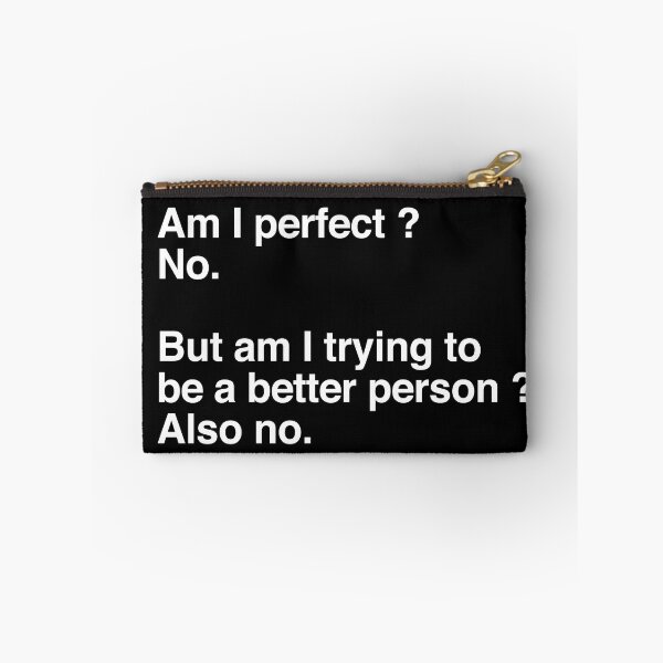 Item preview, Am I perfect - No designed and sold by dualogy.