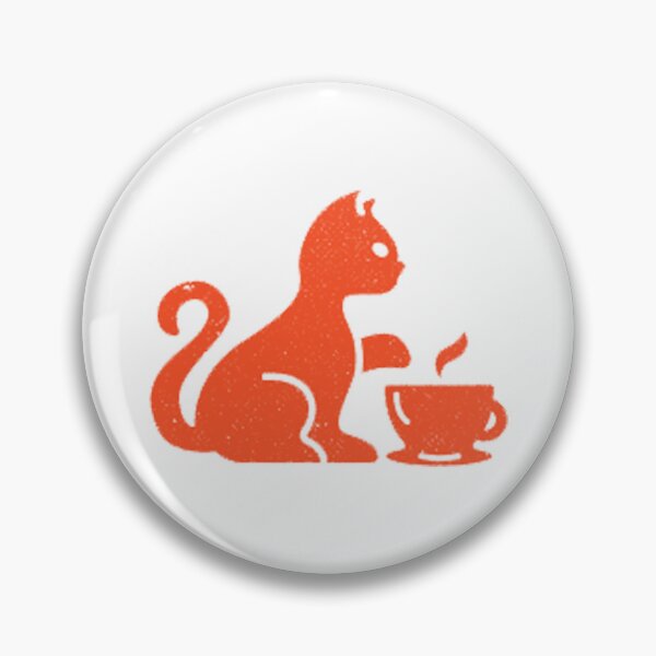 Item preview, Cat drinking coffee designed and sold by Stay-Pawsitive.