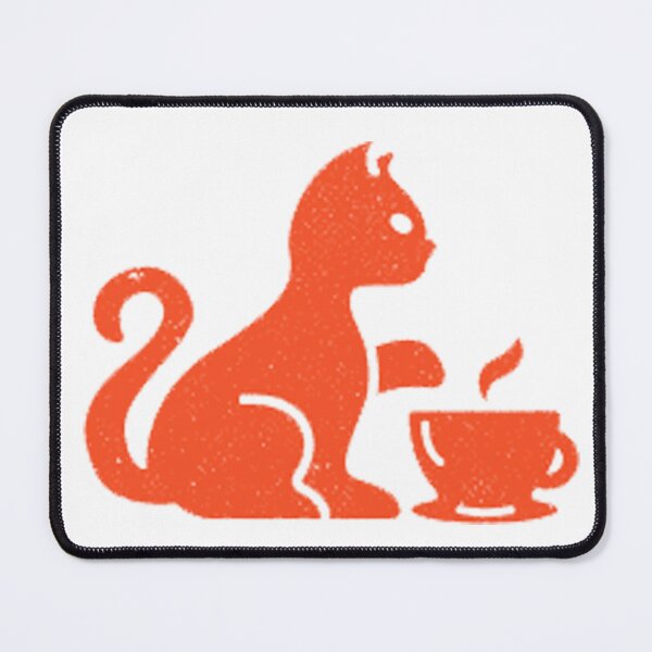 Item preview, Cat drinking coffee designed and sold by Stay-Pawsitive.