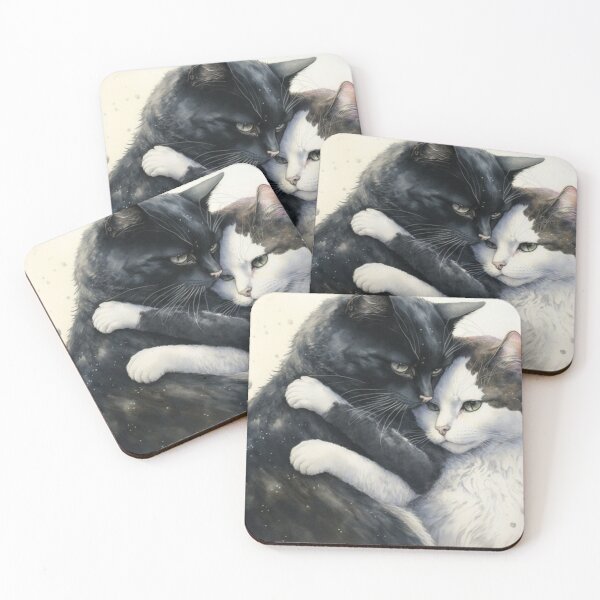 Item preview, 2 cats hugging designed and sold by mrkristof47.