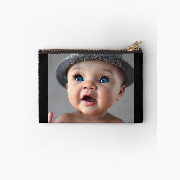 Item preview, Baby Blue Eyes - Cute Baby in Top Hat - 3D Animation Style designed and sold by JediNeil.