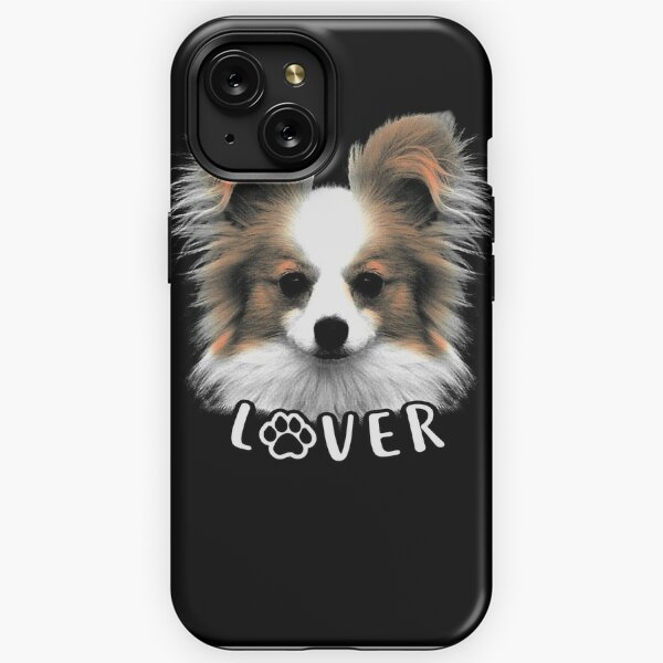 iPhone 12 mini Papillon Dog Owner the cartoon of a Papillon dog Case