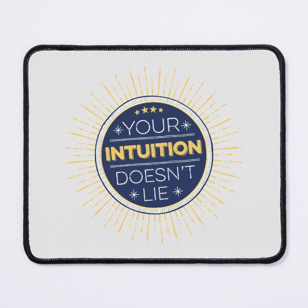 Item preview, Your Intuition Doesn't Lie - Yellow designed and sold by ArtManifestor.