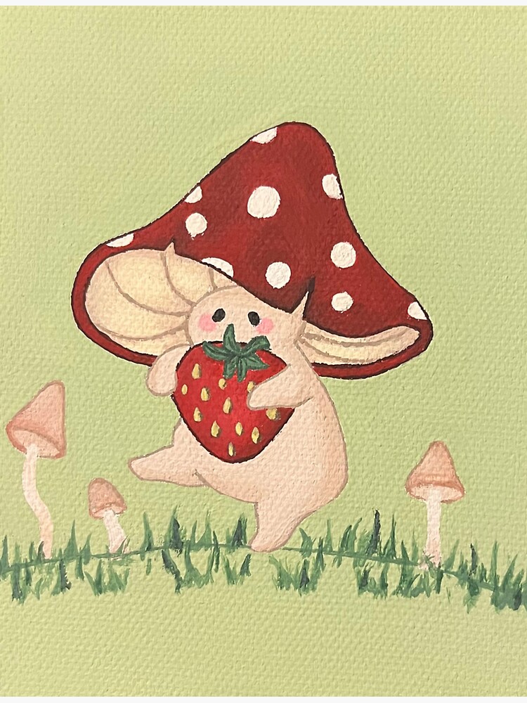 "cute mushroom man" Sticker for Sale by DGMstickers Redbubble