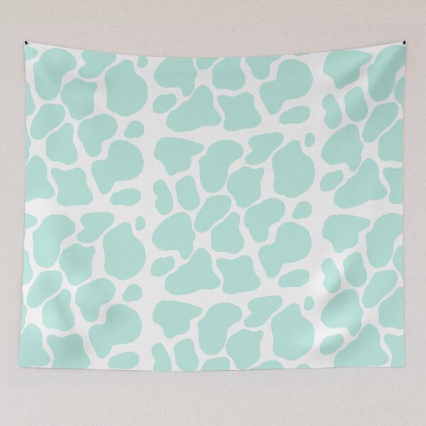 Item preview, Turquoise Cow Print Pattern designed and sold by shopzarajade.