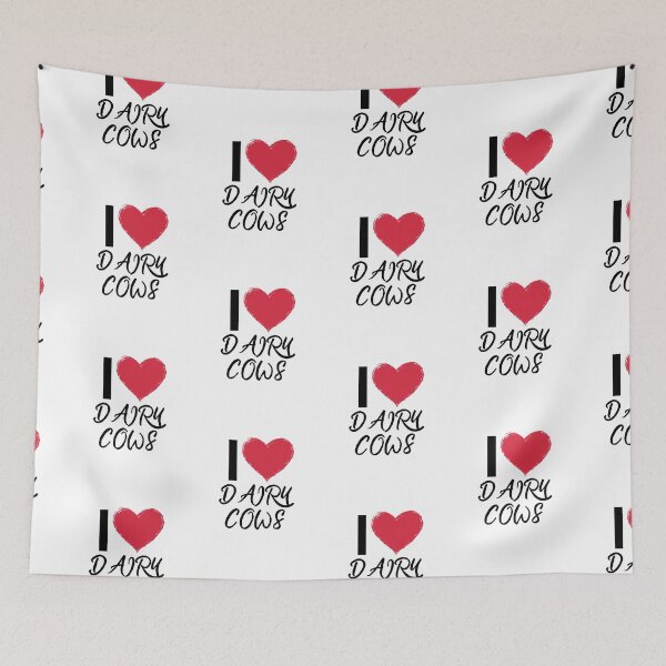 Item preview, I love Dairy Cows designed and sold by FarmsteadAcers.