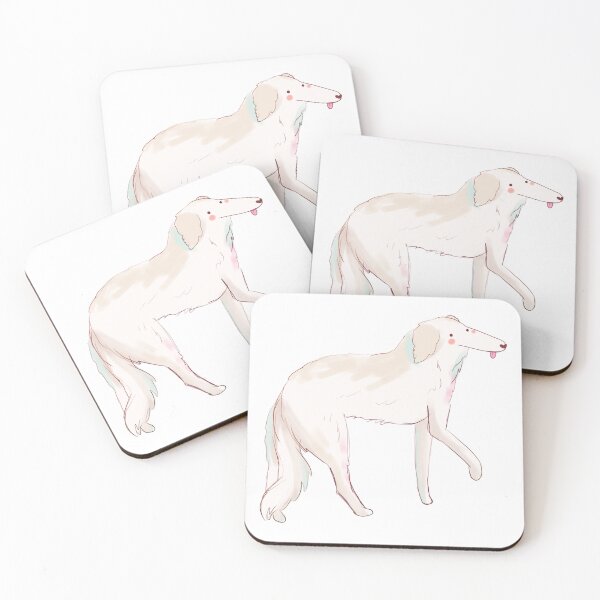 Item preview, Cute borzoi drawing  designed and sold by Mayarart.