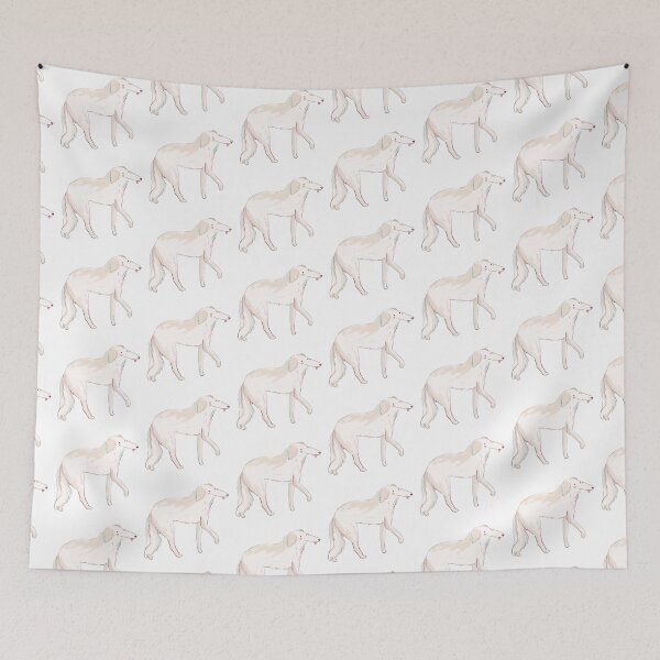 Item preview, Cute borzoi drawing  designed and sold by Mayarart.