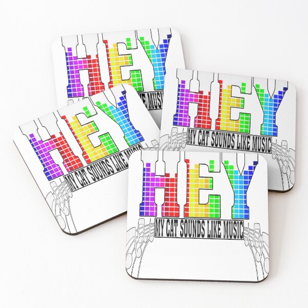 Item preview, Music Quotes, Cat Says Hey designed and sold by Mr-true-design.