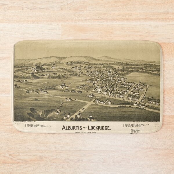 Item preview,  Alburtis and Lockridge, Pennsylvania (1893) designed and sold by allhistory.