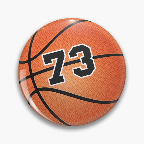Item preview, Basketball ball number 73, seventy three designed and sold by TheCultStuff.