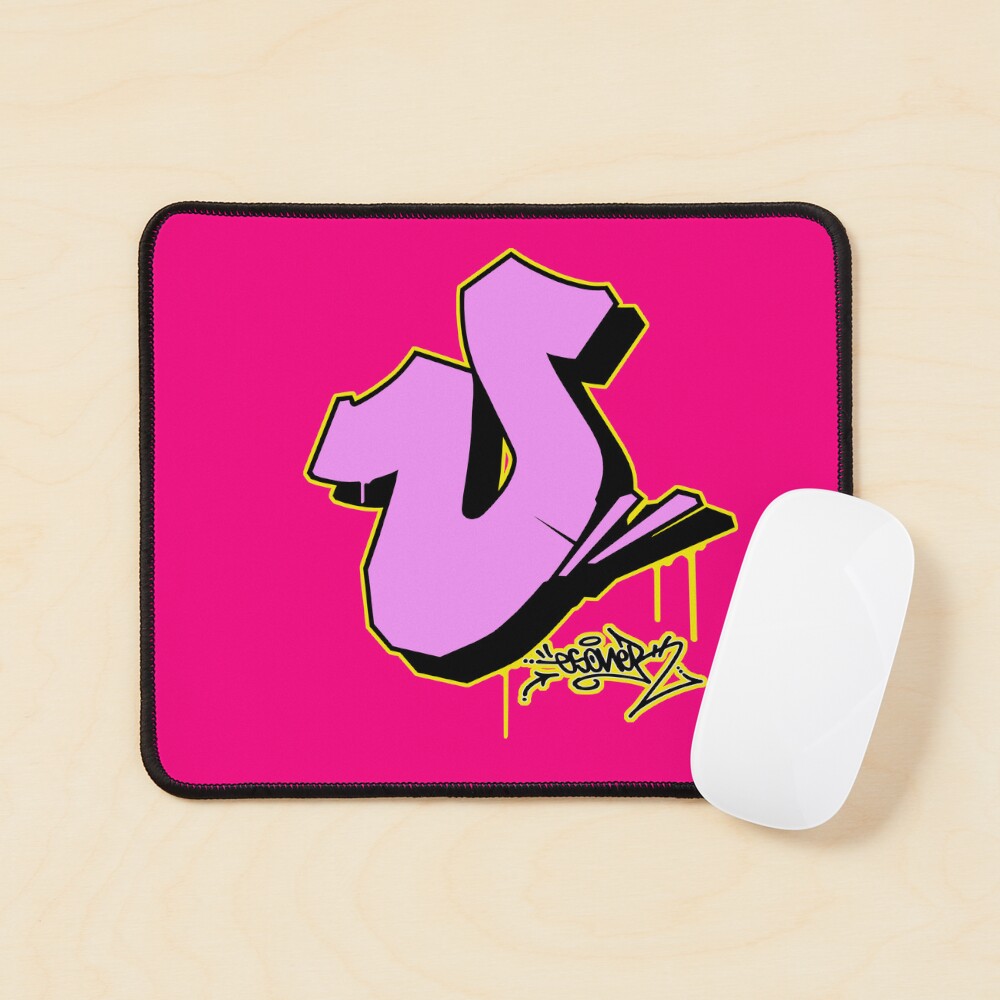 PINK LETTER U BY ESONE URBAN GRAFFITI STREET STYLE Poster for