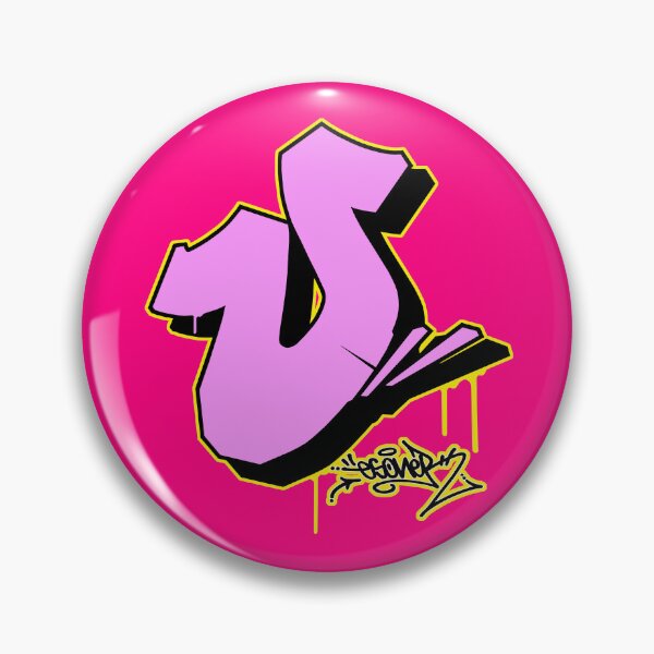 Item preview, PINK LETTER U BY ESONE URBAN GRAFFITI STREET STYLE  designed and sold by GraffitiBomberZ.