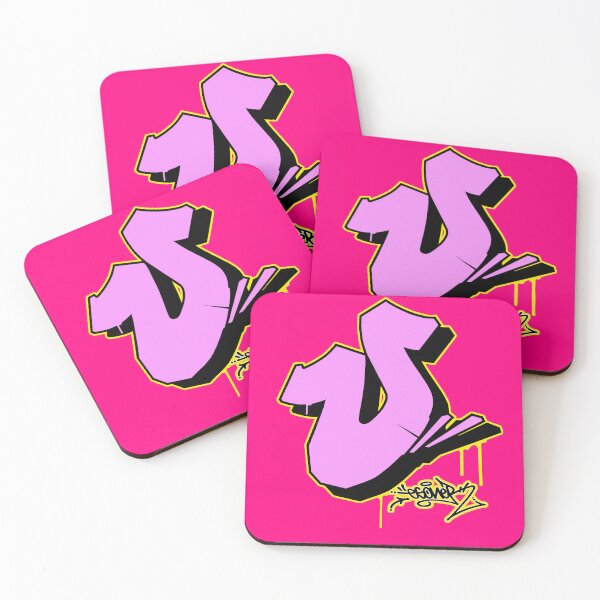 Item preview, PINK LETTER U BY ESONE URBAN GRAFFITI STREET STYLE  designed and sold by GraffitiBomberZ.
