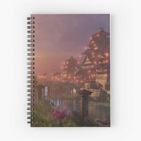 Item preview, Sunset Asian Castle designed and sold by Marc  Mons.