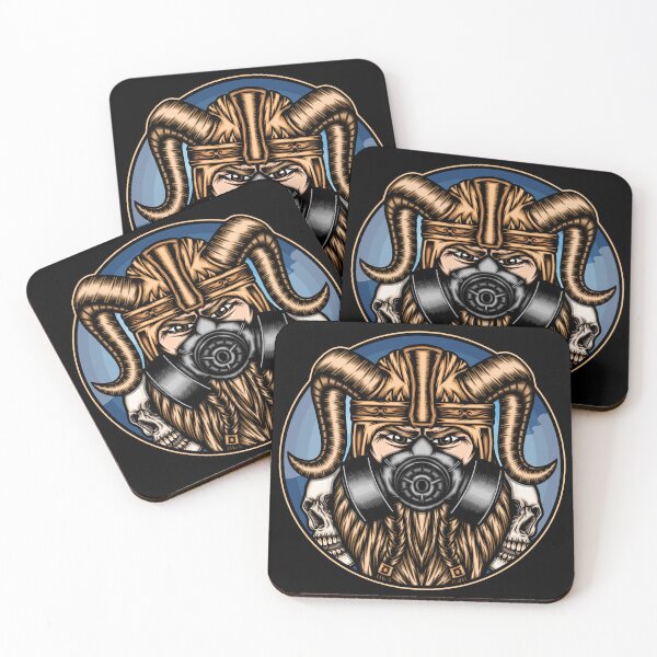 Item preview, Cool viking with gas mask designed and sold by WODEXZ.