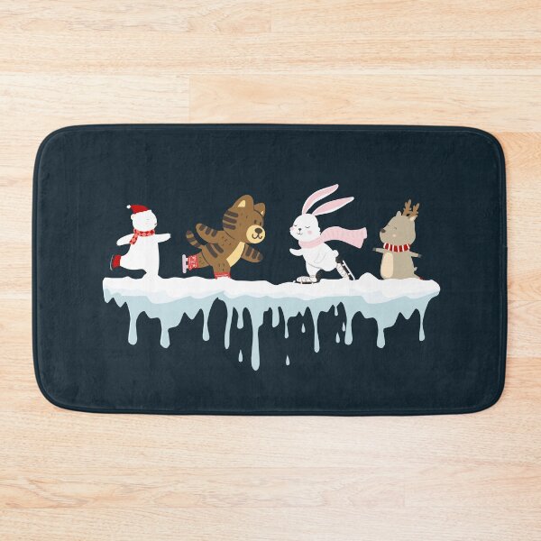 Item preview,  Cute Ice Skating Rabbit and Bears Kids designed and sold by SiYDesigns.