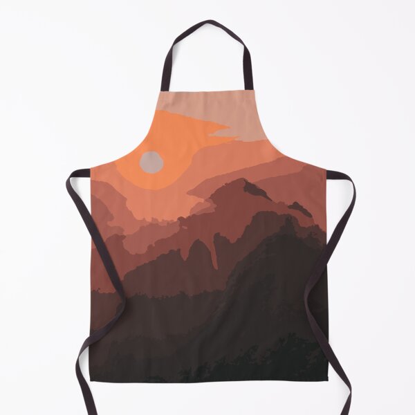 Item preview, Abstract Illustration:- Abstract Mountain Wall Art-Abstract Sunset Illustration designed and sold by typoinspired.