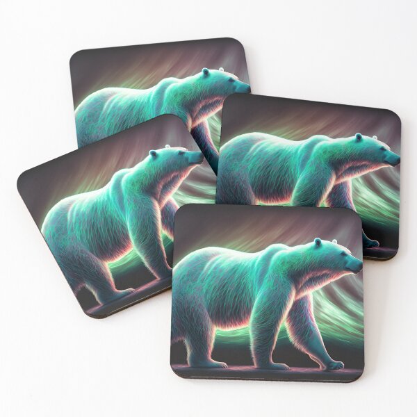 Item preview, Polar Bear and Northern Lights designed and sold by ManiKFox.