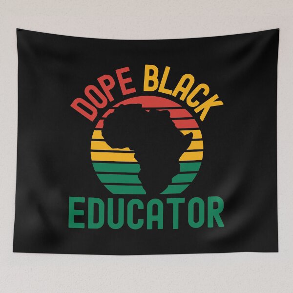 Item preview, Dope Black Educator - Dope Black Teacher, Black Female Teacher, Melanated Teacher, Black Educator, Black Professor, Dope Black Educator, Dope Black Instructor designed and sold by jadedscientist.