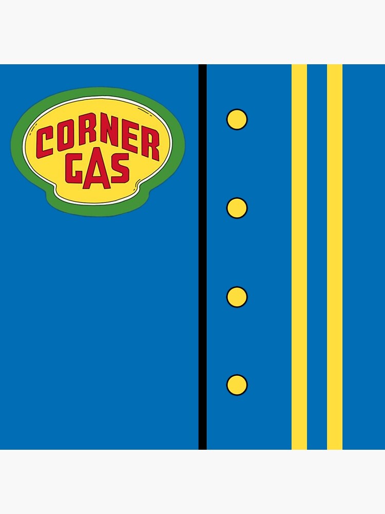 "Corner gas uniform " Sticker for Sale by shaybosh Redbubble