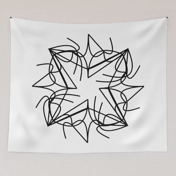 Item preview, Monochrome unique design B18 designed and sold by fishpressink.