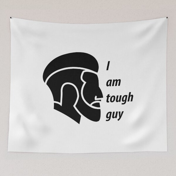 Item preview, I am Tough Beard Guy  designed and sold by Himanshu Joshi.